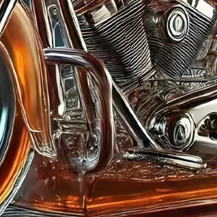 Pavoco Weinaccessoires Default Eleganter Weindekanter für Männer handgefertigt dekorativ Motorradliebhaber