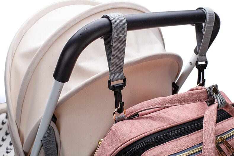 Pavoco Windeltaschen Multifunktionaler Rucksack für Eltern tragbares Babybett Wickeltasche wasserdicht