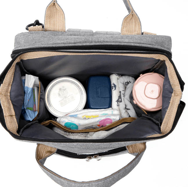 Pavoco Windeltaschen Multifunktionaler Rucksack für Eltern tragbares Babybett Wickeltasche wasserdicht