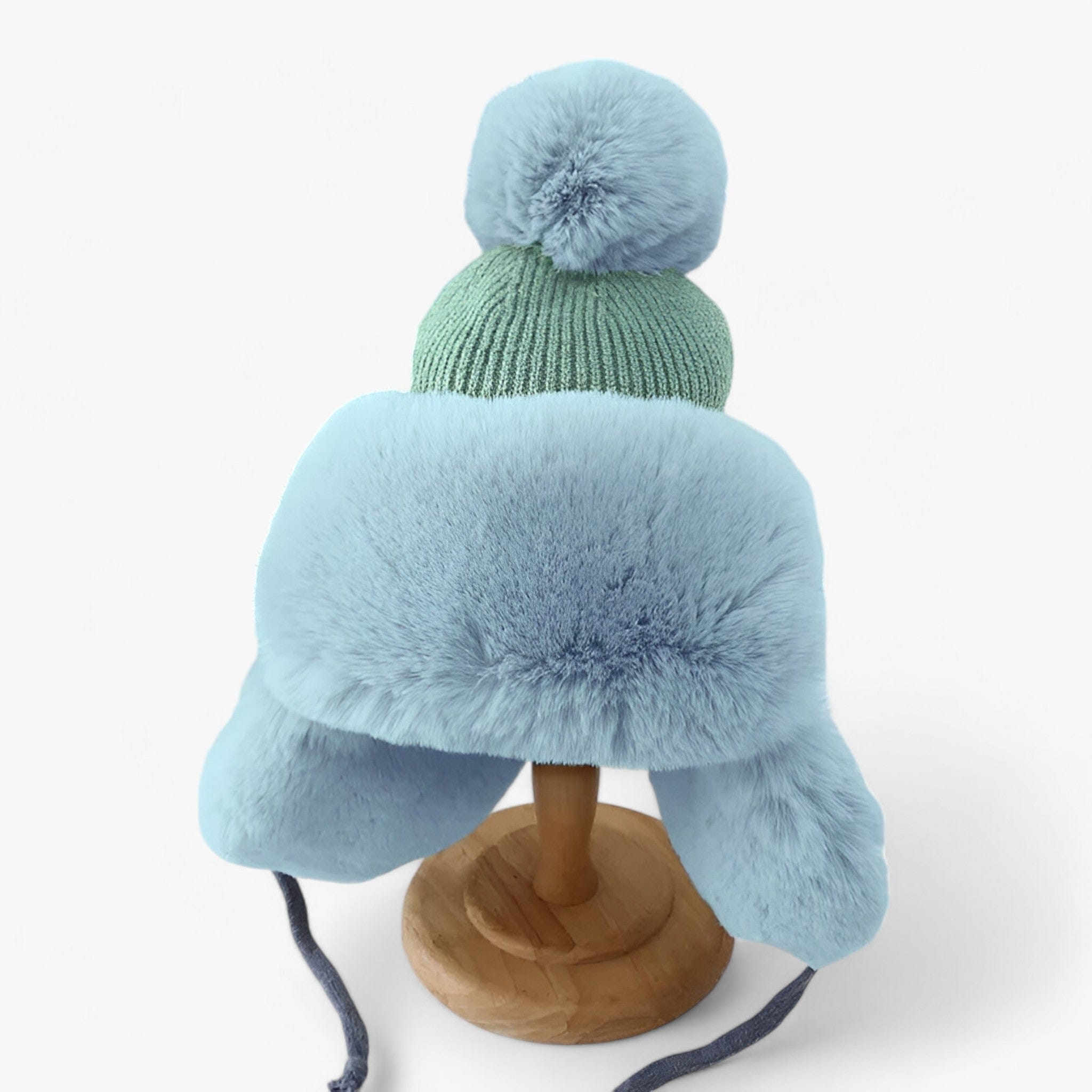 Pavoco Wintermützen Blau / Erwachsene Eleganter Winterhut für Damen warm mit Ohrklappen isolierend