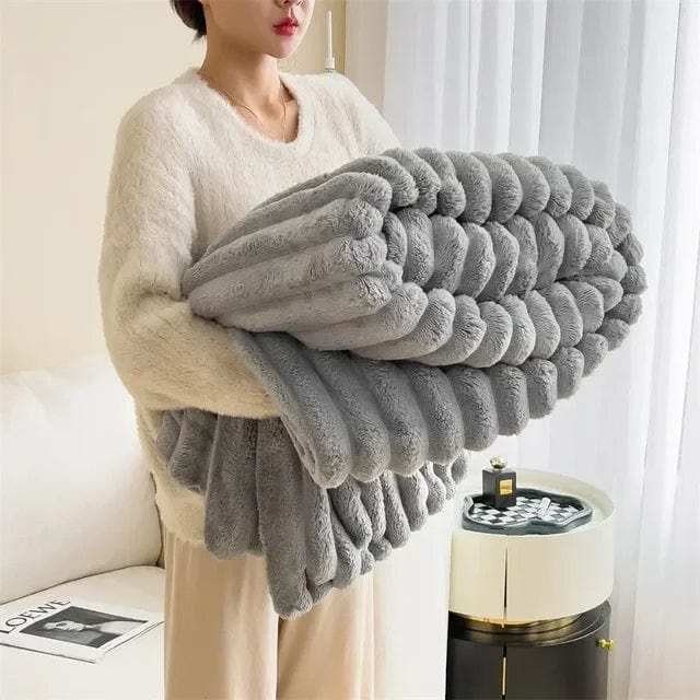 Pavoco Wurfdecken Weiche Plüsch Maxi Decke für Unisex luxuriös warm vielseitig