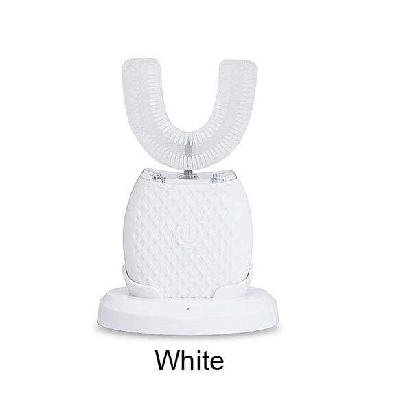 Pavoco Zahnbürsten & Zubehör Weiße Zahnbürste Effizienter Zahnreiniger für Erwachsene U-förmig mit Blaulichttechnologie schnell reinigend